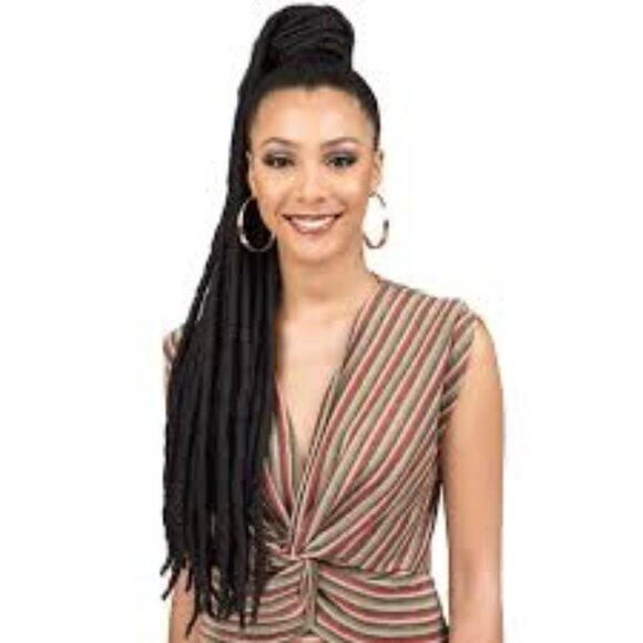 Bobbi Boss Speedy Updo-Faux Loc Drawstring Ponytail - Color T2/613 - Picture 1 of 9